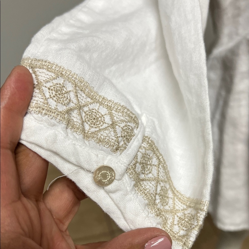 Per Una White Blouse with Floral Embroidery - Picture 4 of 9